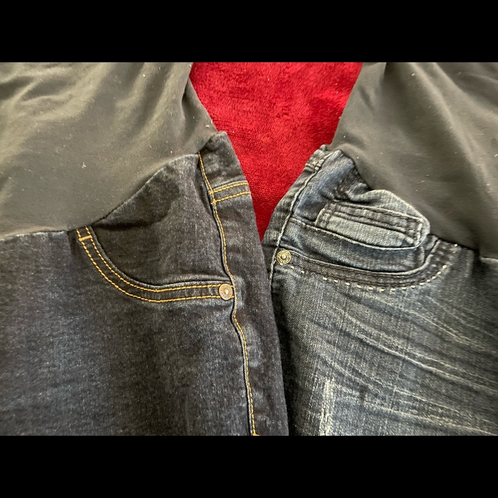 2 Pack Bundle Maternity Jeans - image 3